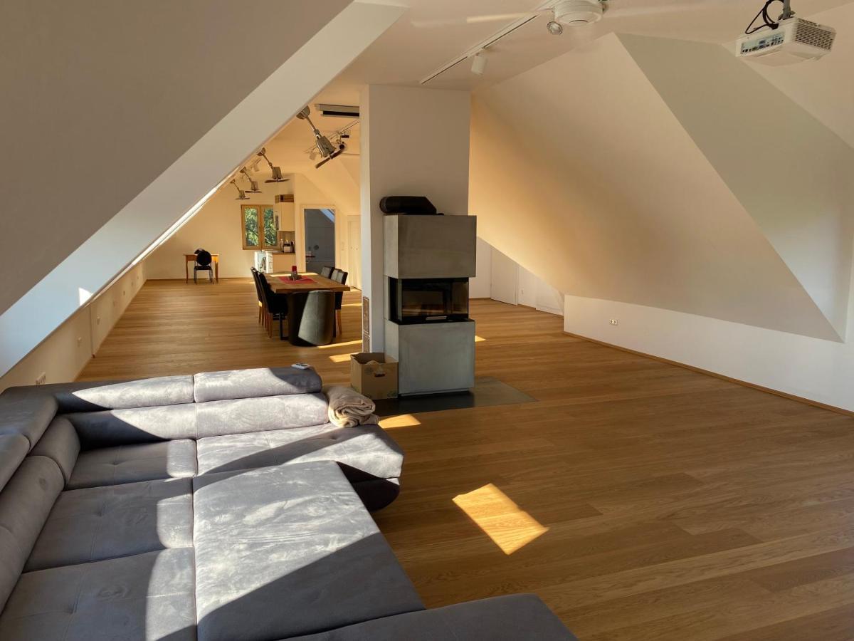 Salzburg-Loft Im Stadtteil Leopoldskron-Moos 120Qm Mit Balkon & Untersbergblick Exterior photo