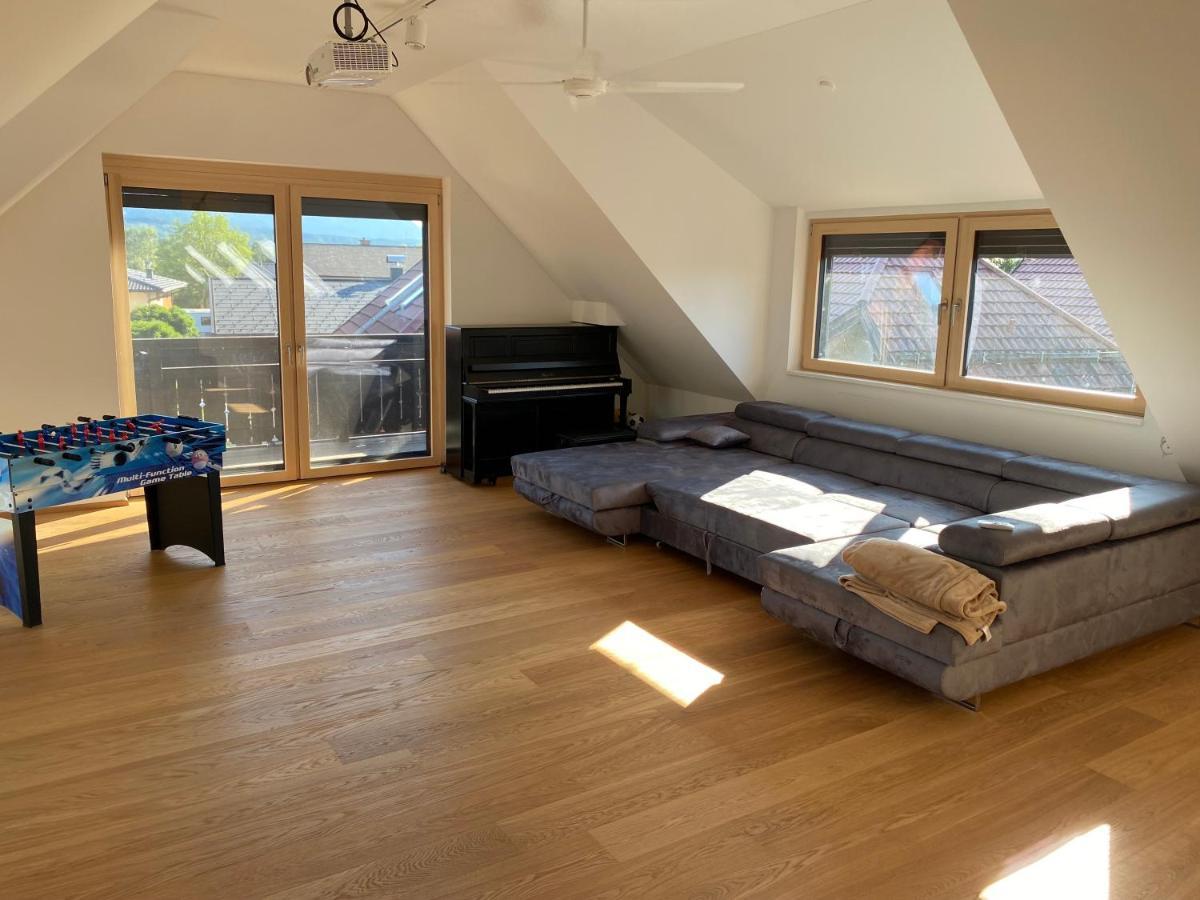 Salzburg-Loft Im Stadtteil Leopoldskron-Moos 120Qm Mit Balkon & Untersbergblick Exterior photo