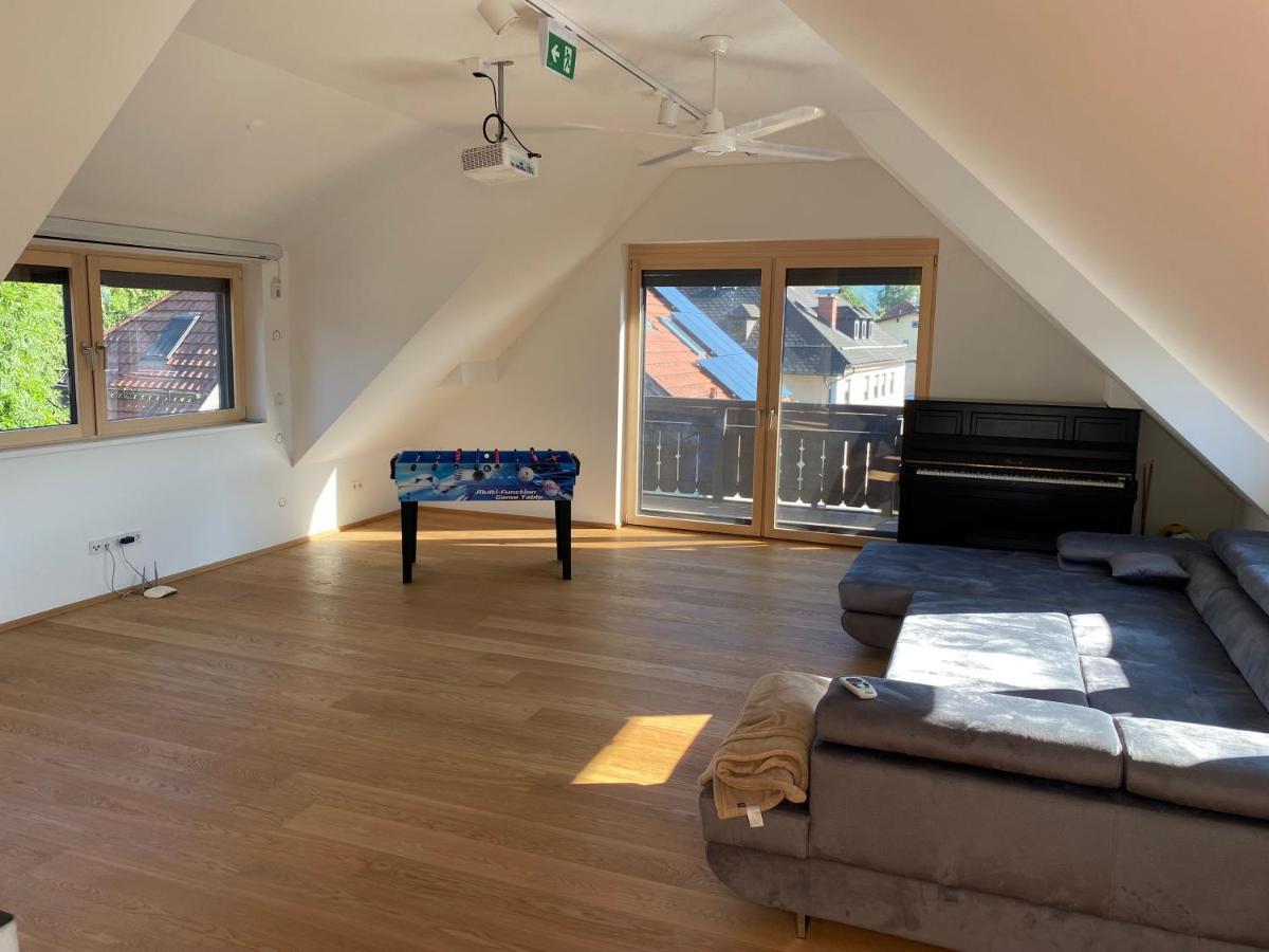 Salzburg-Loft Im Stadtteil Leopoldskron-Moos 120Qm Mit Balkon & Untersbergblick Exterior photo